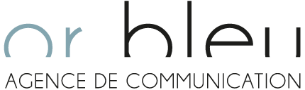Logo Or Bleu Communication